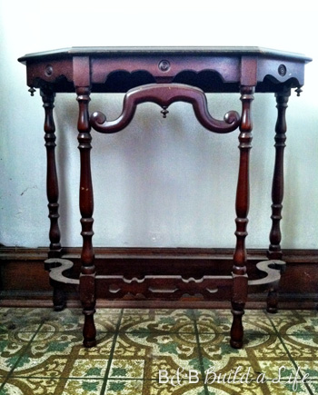 Beautiful curvy console table