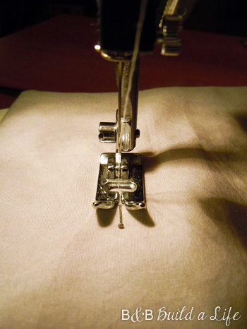 flange pillow tutorial @ BandBBuildALife.com