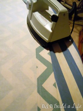 pressing the wide hem @ BandBBuildALife.com