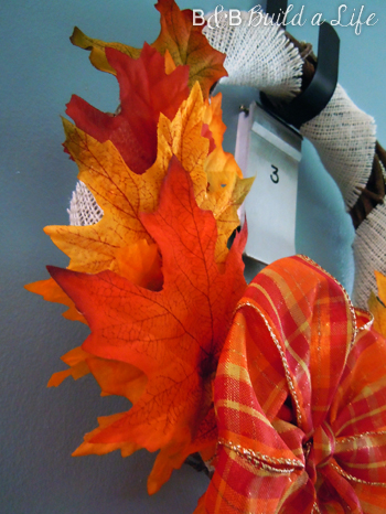 foliage wreath for fall 2012 @ BandBBuildALife.com