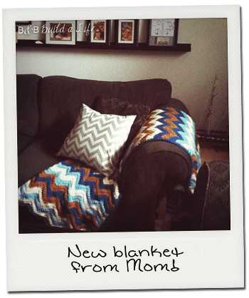 wave afghan from mom @ BandBBuildALife.com