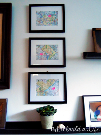 Map Art @ BandBBuildALife.com