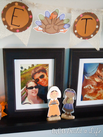 Use scrapbook punch outs in your decor @ BandBBuildALife.com