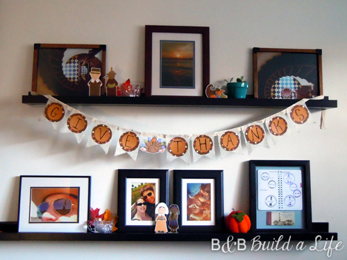 Easy Thanksgiving Decor @ BandBBuildALife.com