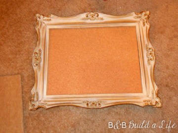 fitting the cork into the frame @ BandBBuildALife.com fitting the cork into the frame @ BandBBuildALife.com