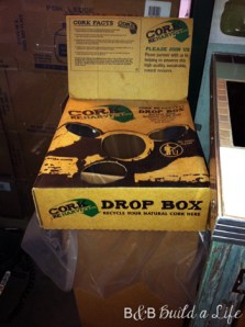 wine cork recycling @ BandBBuildALife.com