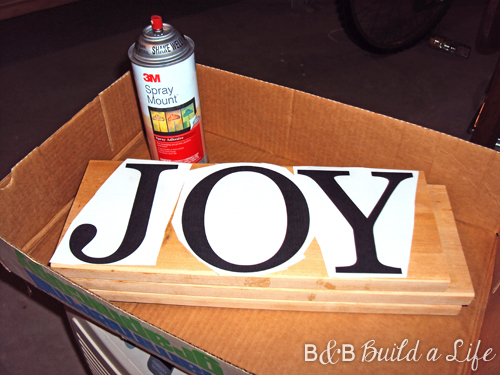 JOY cut outs @ BandBBuildALife.com