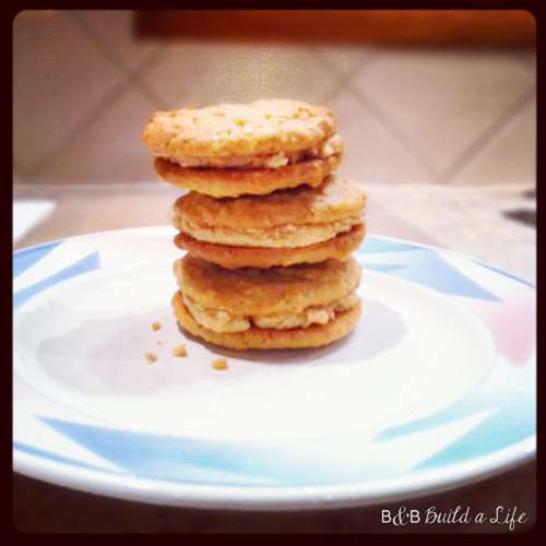 homemade nutter butter cookies @ BandBBuildALife.com