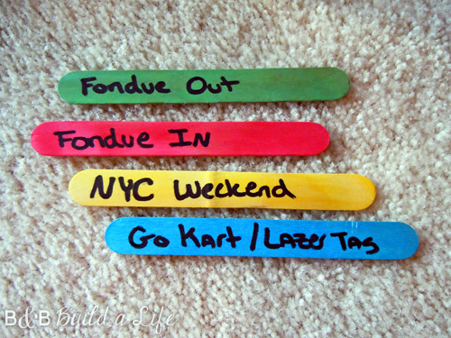 how to make a Date Night Jar @ BandBBuildALife.com