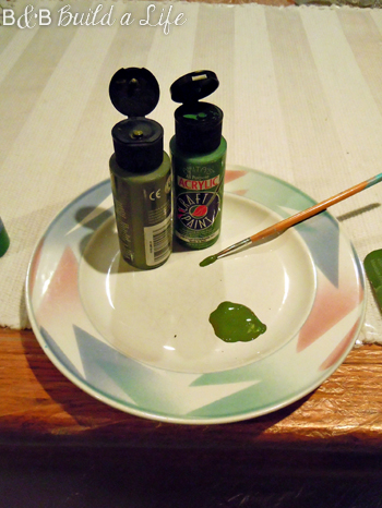 painted rug craft fail @ BandBBuildALife.com