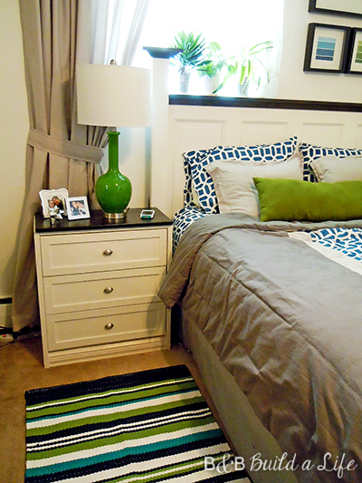 Homegoods green lamp @ BandBBuildALife.com