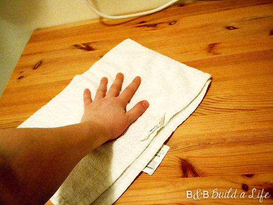 butcher block care and cleaning @ BandBBuildALife.com