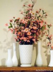 cherry blossom pink spring mantle @ BandBBuildALife.com