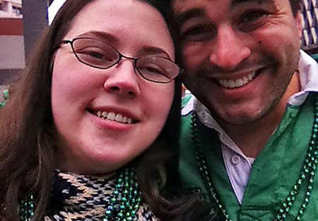 beth and bill St Paddy's Day @ BandBBuildALife.com