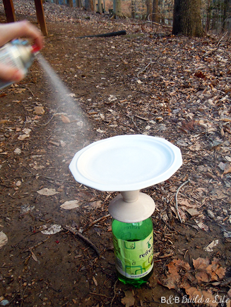 Spray painting @ BandBBuildALife.com