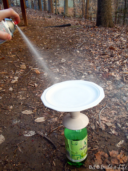 Spray painting @ BandBBuildALife.com