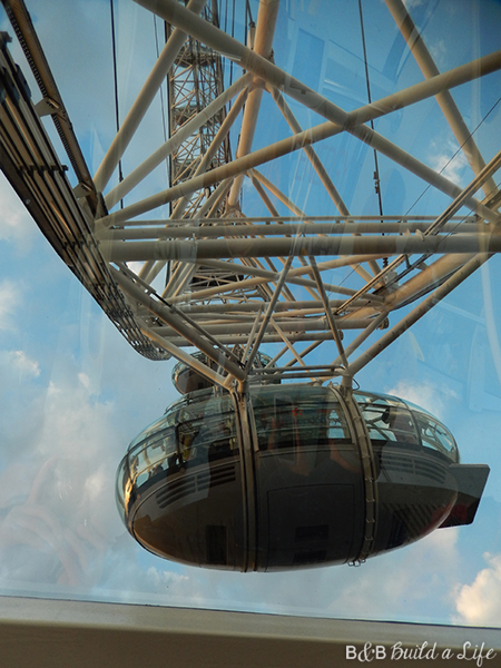 London Eye at Sunset Visit @ BandBBuildALife.com