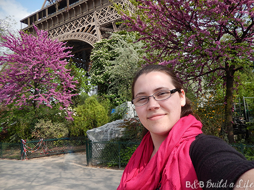 springtime flowers in paris @ BandBBuildALife.com