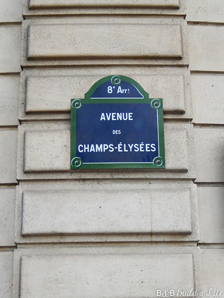 Shopping on the Champs-Élysées @ BandBBuildALife.com