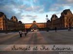 Louvre Museum at Sunset @ BandBuildaLife.com