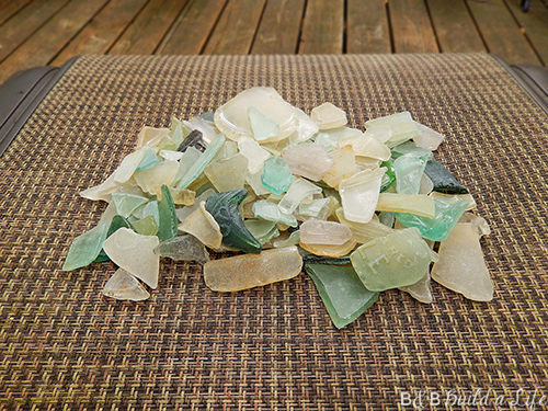 sea glass seaglass zip lock bag ziplock bag @ BandBBuildALife.com