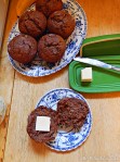 hot cocoa banana muffins @ BandBBuildALife.com