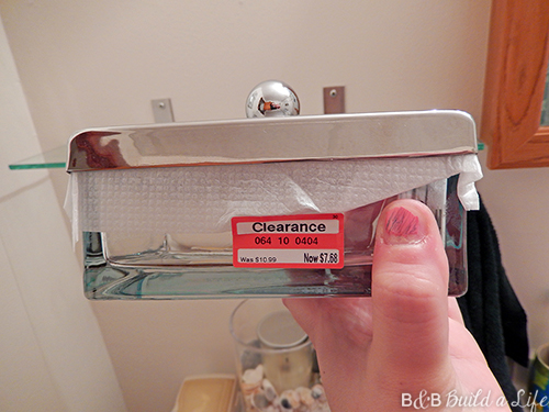 Bathroom Shelf Upgrade @ BandBBuildALife.com