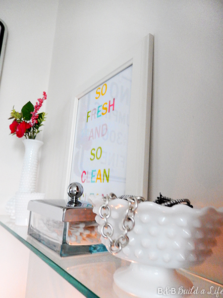 Bathroom Shelf Upgrade printable art @ BandBBuildALife.com
