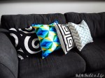 summer geometric pillows chevron greek key @ BandBBuildALife.com