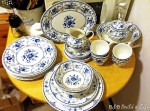 blue and white china dishes @ BandBBuildALife.com