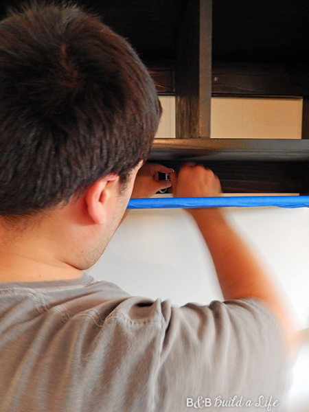 ikea inspired coat rack @ BandBBuildALife.com