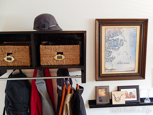 ikea inspired coat rack @ BandBBuildALife.com