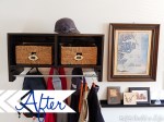 ikea inspired coat rack @ BandBBuildALife.com