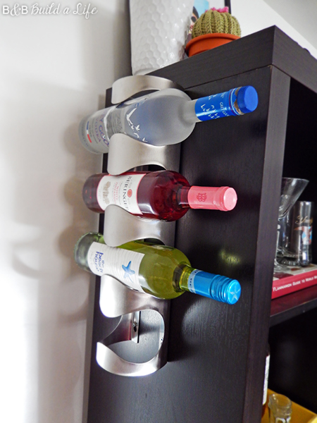 Bookcase bar bookshelf bar Expedit Bar @ BandBBuildALife.com