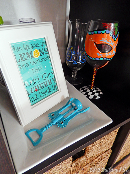 Bookcase bar bookshelf bar Expedit Bar @ BandBBuildALife.com