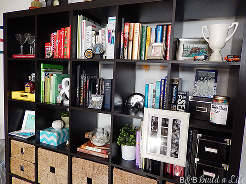 expedit bookshelf style inspiration at BandBBuildALife.com