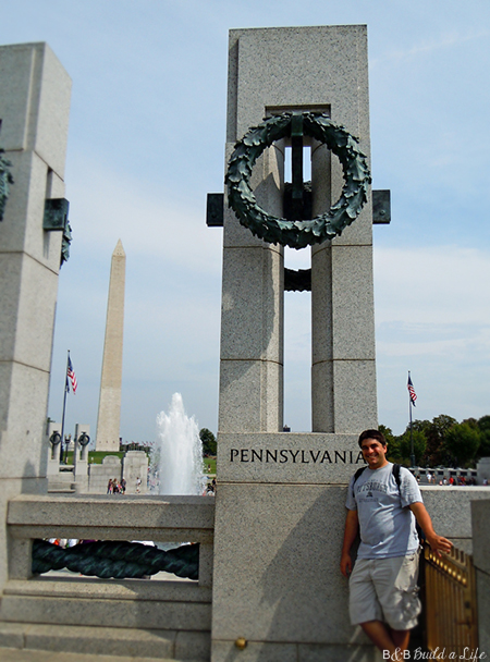Passport to Our National Parks Washington DC -- WWII Memorial @ BandBBuildALife.com