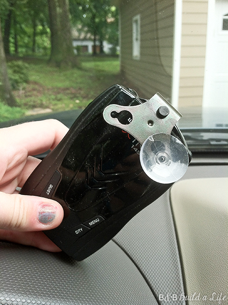Fix Radar Detector Dash Mount @ BandBBuildALife.com