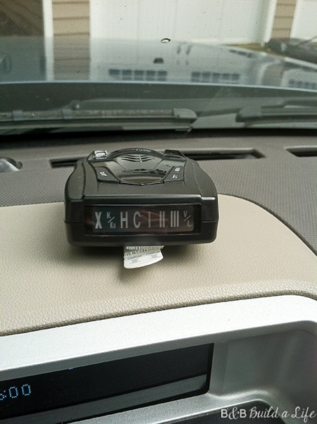 Fix Radar Detector Dash Mount @ BandBBuildALife.com