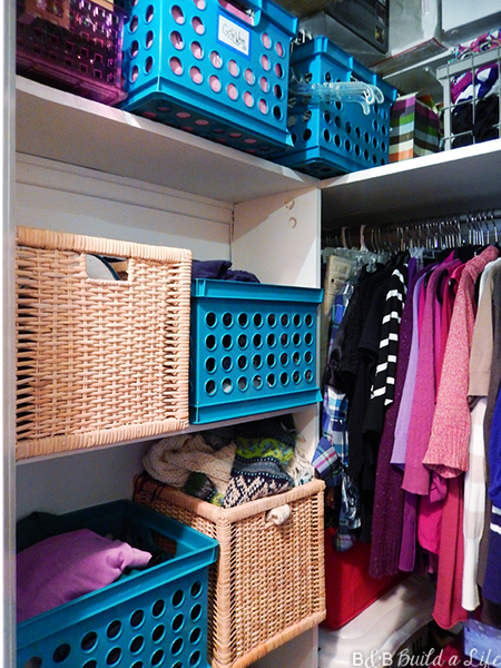 organizing a glam closet at BandBBuildALife.com