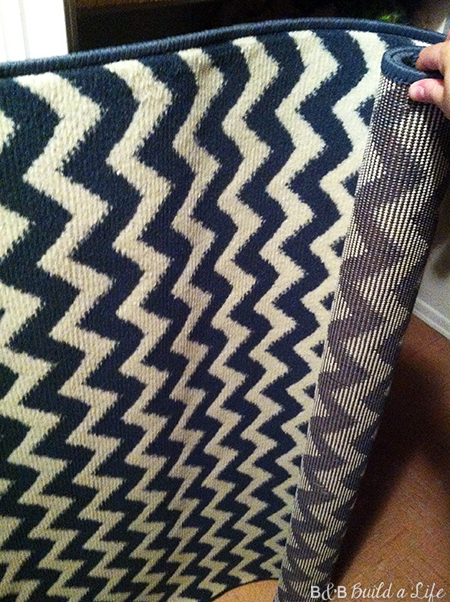 chevron carpet in closet glam closet at BandBBuildALife.com