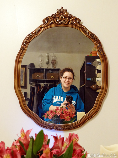 antique mirror thrifting score at BandBBuildALife.com