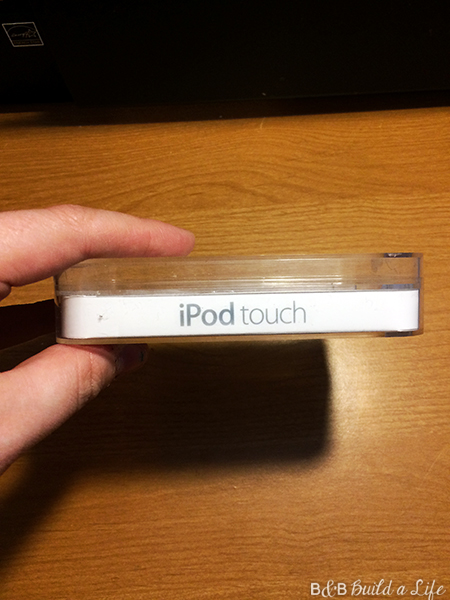 ipod touch box becomes jewelry box acrylic jewelry box DIY wasi tape at BandBBuildALife.com