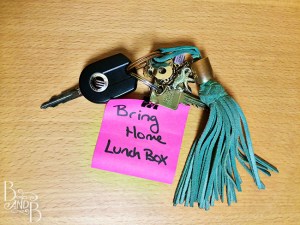 Key Ring Reminder - Life Hack from BandBBuildALife.com