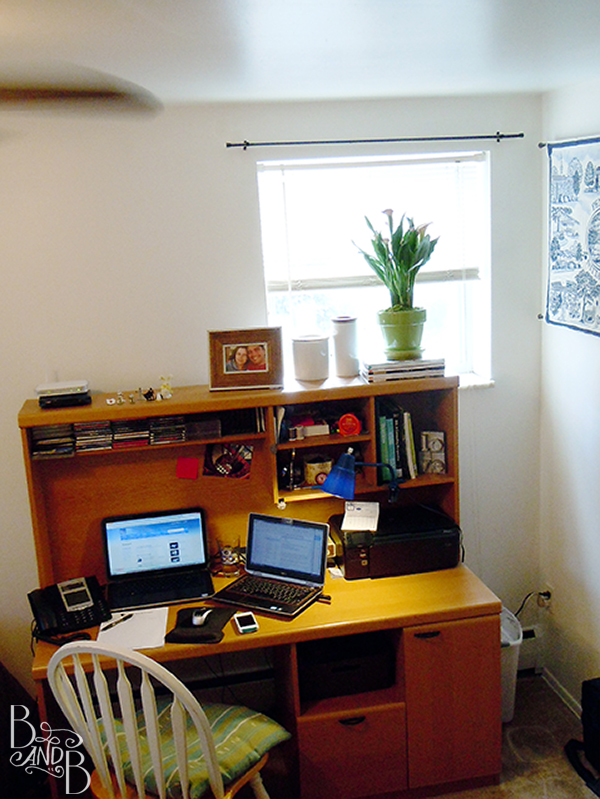 Old Desk at B and B Build A Life HQ