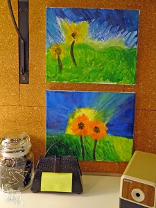 hand painted art in your home at BandBBuildALife.com