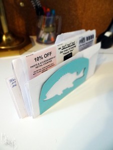 to-be-filed file from an old napkin holder at BandBBuildALife.com