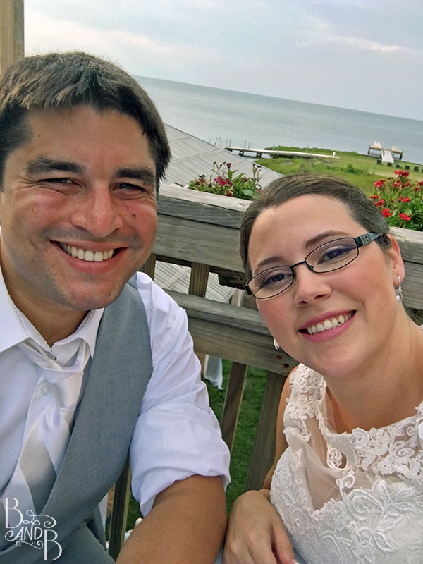 Beth and Bill's First Selfie as Husband and Wife