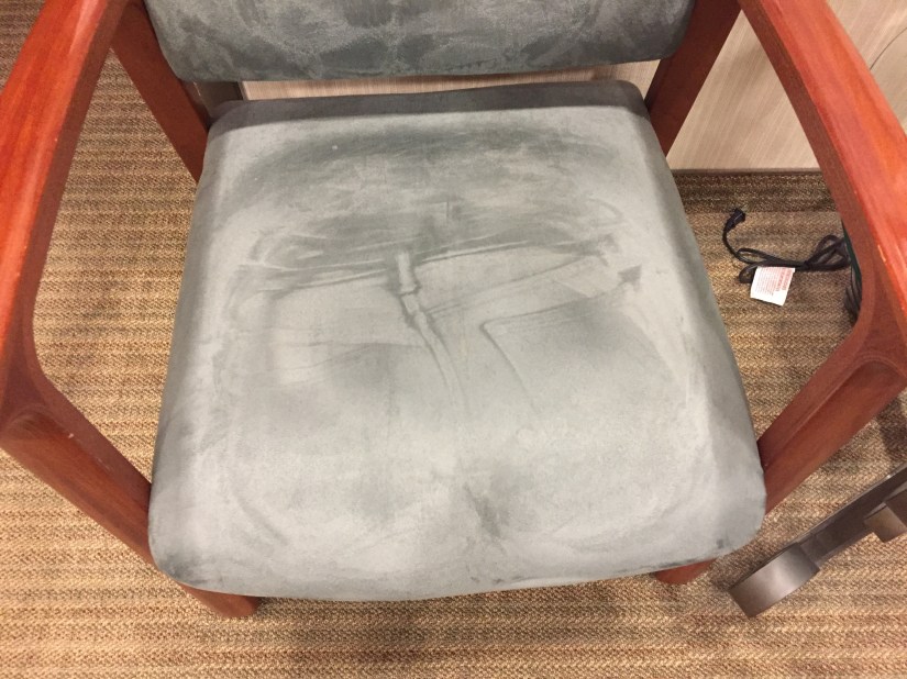 The Dreaded Microfiber butt print